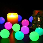 12 Pieces Glow Stress Balls Luminescent Sticky Stress Ball Glow Stress Relief Toys Glow in The Dark Ceiling Balls Stick Wall Balls for Teens Adults Anxiety ADHD Autism