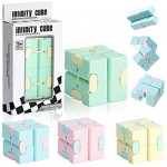 4 Pieces Infinity Cube Toy Sensory Infinity Cube Autism Relief Toys Mini ABS Infinity Cube Puzzle Accessories Toy for Adults Hand Cube Relieve Stress and Anxiety Relief and Kill Time (Classic Style)
