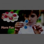 Abodhu Fidget Spinner Pop Toys 7 Pack Push Poppers Pop Bubble Simple Pop Dimple Fidget Toy Set Party Favor Sensory Fidget Pack Bulk Kit Box Popping it Hand Spinners Stress Relief for Kids