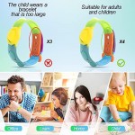 Figit Toys Packages Stress Relief Wristband Fidget Toys Wearable Push Pop Bubble Sensory Fidget Hand Finger Press Silicone Bracelet Toy for Adults Kids Anxiety ADHD ADD Autism Decompression Rainbow