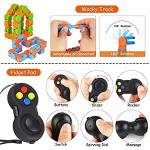 GOTIDA Sensory Fidget Toys Set 27 Pack Simple Dimple Fidget Toy for Kids Adults DNA Stress Balls Infinity Cube Stress Relief Anxiety Relief Items Autism Toys ADHD Therapy Dinosaur Toys