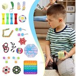 PROCHAIN Fidget Toys Set 22packs Sensory Toys Pack for Stress Relief Sensory Toys for Autistic Children/Adult for Anti-Stress