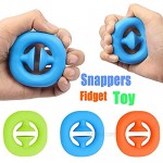 Simple Dimple Pack with Snappers Fidget Toy 8 Pcs Fidget Dimple Set Pack Easy to Use and Carry Stress and Anxiety Relief Handheld Toys Set for Kids and Adults
