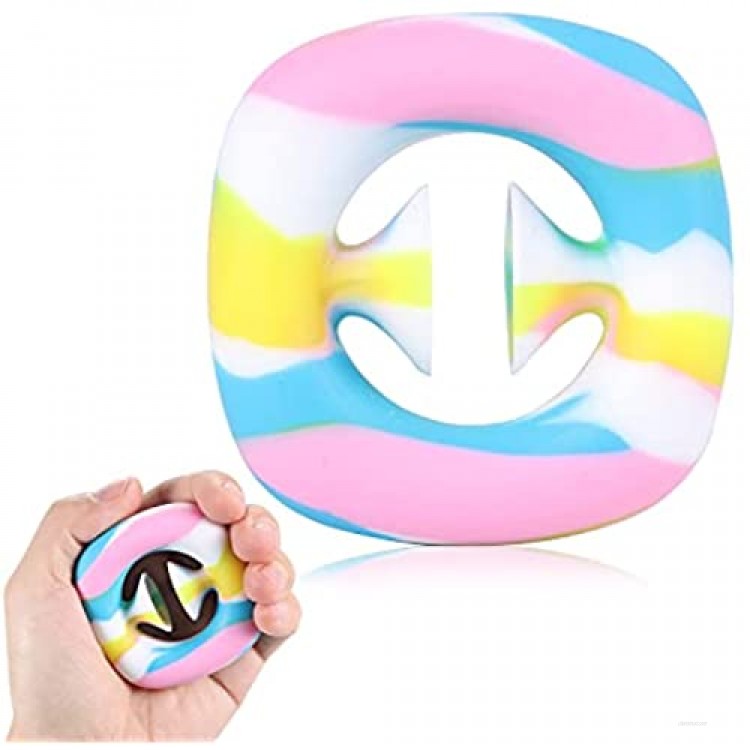 SOFTWIND Snap Sensory Toys Funny Suction Cup Stress Relief Toy Click Finger Sensory Sensory Toys Silicone Push Toy Noise Making Squeeze Toy Party Popper Noise Maker for Children