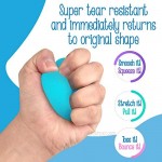 Stress Relief Balls (3-pack) - Tear-Resistant Non-toxic No BPA/Phthalate/Latex (Colors as Shown) - Ideal for Kids and Adults - Squishy Relief Toys to Help Anxiety ADHD Autism and More - By IMPRESA