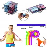 ZCOINS Fidget Toy Fidget Dice Infinity Cube Flippy Chain Peapod Marble Fidget Stretchy Band