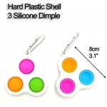 BMARLF Simple Fidget Popper Dimple Fidget Toy Pack Anxiety Relief Toys 6 pcs