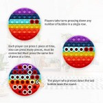 DDFAGO 3 Pack Push Pop Bubble Pop Fidget Sensory Toy Anxiety Relief Toys for Boys and Girls Colorful ADHD Toys Fidgets for Kids Relieve Emotional Stress
