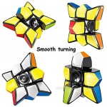 Fidget Spinner 1X3X3 Speed Cube 2 in 1 Stickerless Brain Teasers Magic Puzzle Spinning Top Cube Stress Relief Finger Toys Kids Adults