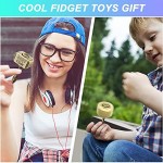 Fidgeting Cool Hammer Fidget Hand Finger Spinners Metal Chain Cube Focus EDC ADHD Stress Relief Toys Fingertip Gyro Stress Relief Party Favors Supplies Birthday Xmas Gift For Kids Adults Friends(2PCS)
