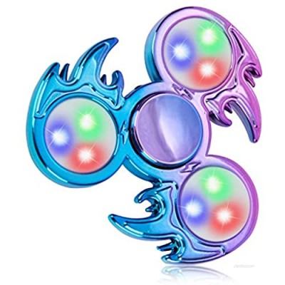 FIGROL Fidget Spinner  Fidget Toy Led Light Up Finger Toy Hand Fidget Spinner-for Kids with ADHD Anxiety Stress Reducer