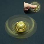 Golden Fidget Hand Spinner for Kids & Adults - Cool Magic Wizardly World Orb Ball Finger Toys Fidgets - Best Gift for Sensory Anxiety ADHD Stress Relief Quiet Desk Toys for School Home Office