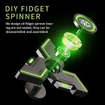INNÔPLUS Fidget Spinners Fidget Spinners for Kids Fidget Toys Fidgets for Kids Metal Fidget Spinner with Luminous Light Stress Relief Spinner Absorb Light Then Release in Dark