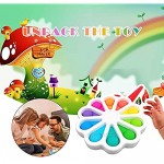 Jawhock Simple Dimple Sensory Fidget Toys Push Pop Pop Fidget Toy Stress Reduction and Anxiety Relief Hand Toys for Children with Austim ADD and ADHD