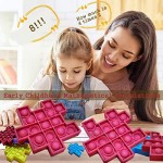 Joseky Silicone Magic Cube Assembly Toys (Five Pieces) A Popular Squeeze Table Game That Resists Stress and Develops Intelligence a Creative Gifts for Children and Adults of All Ages. (Pink)