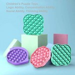 LBFNKCH 2PCS Push Pop Bubble Fidget Sensory Toy Sensory Irritability Toy for Autism with Special Needs Puzzle Toys Stress Relief and Anti-Anxiety Tools for Kids and Adults