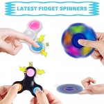 Moon Wood Fidget Spinner Popop 4 Pack- Spinner Fidget Toys Fidget Spinners for Kids Adults Fidget Toy for Stress Relieve- Pop-Bubble Sensory Toys
