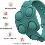 Mr.baby 6 pcs Simple Dimple Fidget Toy Wristband Simple Dimple Stress Relief Anti-Anxiety Sensory it Fidget Toys for Kids and Adults