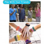 Pop-its Bracelet Fidget Toy Bubble Push Pop Fidget Wristband Toy Silicone Autism Special Needs Stress Reliever Wristband for Kids and Adults Wristband Sensory Toy Relieve Emotional Toy (purple)