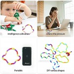 RDGWFB Fidget Feeling Winding Toy Brain Imagine Tools Twistable Therapy Preschool Toys Stress Relief Toys Magic Sensory Toys Intelligent Decompression Educational Toy for Kids and Adult (6 Pcs)