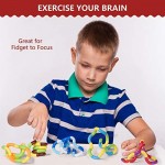 Rofio Fidget Toys Brain Imagine Relax Think Tools Fidget to Focus Toys for Adults Kids(5 PCS)
