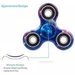 SCIONE Fidget Spinner 12 Pack ADHD Stress Relief Anxiety Toys Best Autism Fidgets Spinners for Adults Children Finger Toy with Bearing Focus Fidgeting Restless Colorful Hand Spin Party Favor