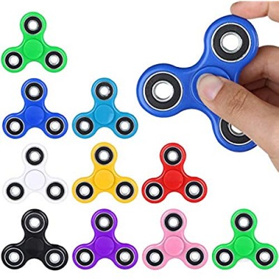 SCIONE Fidget Spinners  Bulk Toys 25 Pack Fidget Spinners Gifts for Adults and Kids  Prize for Kids Classroom Party Favors for Kids  Stress Anxiety ADHD Relief Fidgets Toy  Finger Hand Spinner Toys