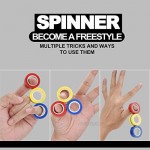 Sweetums Signatures Magnetic Finger Ring Magnetic Ring Fidget Spinner Toy Upgraded Hand Spinner for Stress Relief Christmas & Birthday Gift for Kids Friends and Family