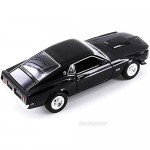 1969 Ford Mustang Boss 429 Black NEX Models 1/24 Diecast Model Car by Welly 24067