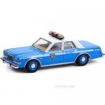 1982 Plymouth Gran Fury Light Blue w/White Top NYPD (New York City Police Dept) Hot Pursuit Series 37 1/64 Diecast Model Car by Greenlight 42950 B