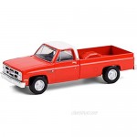 1984 GMC Sierra 2500 Pickup Truck Orange with White Top Vintage Ad Cars Series 4 1/64 Diecast Model Car by Greenlight 39060 F