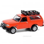 1995 Ford Bronco Sport with Off-Road Parts Orange All Terrain Series 11 1/64 Diecast Model Car by Greenlight 35190 D