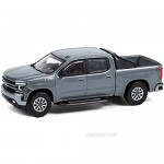 2020 Chevy Silverado Z71 Pickup Truck with Off-Road Parts Satin Steel Gray Met. All Terrain Series 11 1/64 Diecast Model Car by Greenlight 35190 F