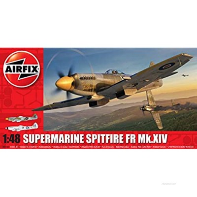 Airfix Supermarine Spitfire FR MK XIV 1:48 Military Aviation Plastic Model Kit A05135