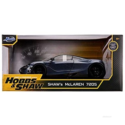 Fast & Furious Presents: Hobbs & Shaw Hobbs' 1:24 Mclaren 720S Die-cast Car  Toys for Kids and Adults