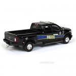 Greenlight 2019 Ford F-350 Lariat Dually Pickup Truck Black Baltimore Police Department (Maryland) Dually Drivers 1/64 Diecast Model 46050 F