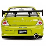 Jada Toys Fast & Furious 1:24 Brian's Mitsubishi Lancer Evolution VII Die-cast Car Toys for Kids and Adults Lime Green (99788)