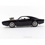 JADA Toys Fast & Furious Dom & Dodge Charger R/T 1: 24 Scale Black Die-Cast Car with 2.75 Die-Cast Figure