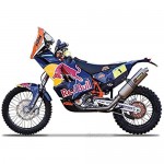 KTM 450 Rally Dakar #1 Red Bull Motorcycle 1/18 by Bburago 51071