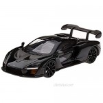 McLaren Senna Onyx Black Limited Edition to 3 600 Pieces Worldwide 1/64 Diecast Model Car by True Scale Miniatures MGT00020
