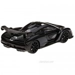 McLaren Senna Onyx Black Limited Edition to 3 600 Pieces Worldwide 1/64 Diecast Model Car by True Scale Miniatures MGT00020