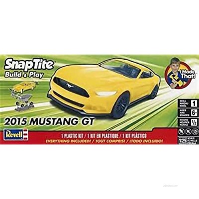 Revell Inc. 851697 1/25 2015 Mustang GT Yellow  851697