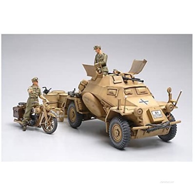 TAMIYA 300035286 – 1:35 WWII Special Automotive 222 Direct-Action Reconnaissance Tank North Africa (3)
