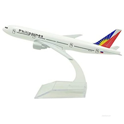 TANG DYNASTY(TM) 1:400 16cm B777 Philippine Airlines Metal Airplane Model Plane Toy Plane Model