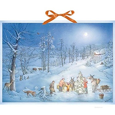 Coppenrath Christmas Surprise for The Animals Huge Traditional German Advent Calendar 52 cm Wide x 38 cm