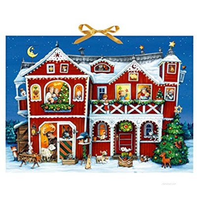 Coppenrath Christmas Villa Huge Traditional German Advent Calendar 52 cm Wide x 38 cm