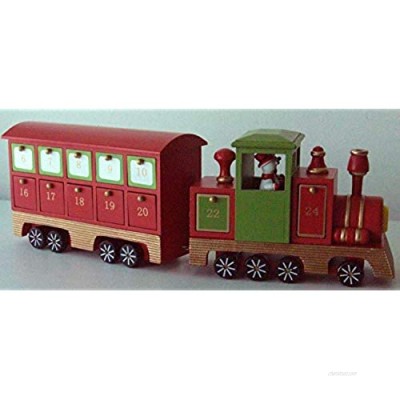 Country Baskets Toy Town Advent Steam Train Size 15 cm  Multi