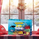 DUOCACL 2020 Christmas Advent Calendar 24PCS Marine Animal Toy Educational Toy Christmas Countdown Surprise Gift for Kids Boys and Girls