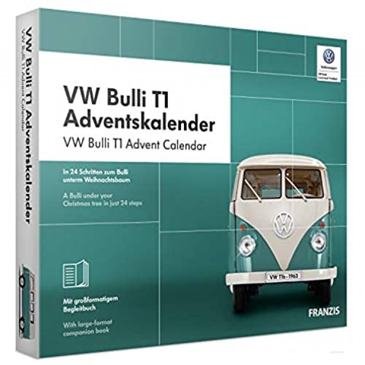 Eight Innovation VWAC019 Volkswagen Bulli T1 Advent Calendar Black