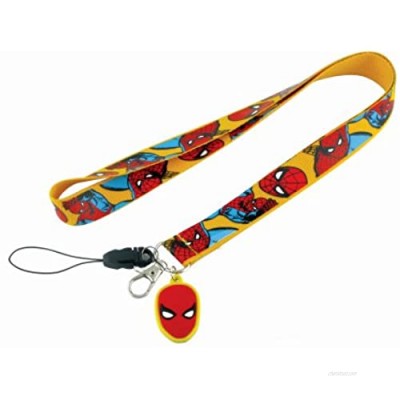 Lanyard With Spiderman Dangle - Spider Man ID Holder
